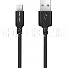 MORE CHOICE (4627151190112) K12m USB 2.1A для micro USB - 1м Black