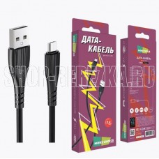 MORE CHOICE (4627151196947) K22m USB 2.4A для micro USB - 1м Black