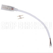 ECOLA SCJN14ESB LED STRIP 220V CONNECTOR кабель питания 150мм с муфтой и разъемом IP68 для ленты 14X7