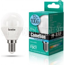 CAMELION (13695) LED12-G45/845/E14/12Вт/4500К