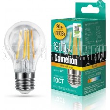 CAMELION (13718) LED20-A60-FL/830/E27