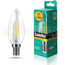 CAMELION (13452) LED7-C35-FL/830/E14