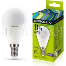 ERGOLUX (13629) LED-G45-11W-E14-6K