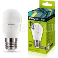 ERGOLUX (13632) LED-G45-11W-E27-6K