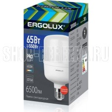 ERGOLUX (14330) LED-HW-65W-E40-6K серия PRO 65Вт/E27/E40/6500К