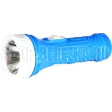 ULTRAFLASH (12395) 828-TH (фонарь, голубой, 1LED, 1 реж, 3XAG10 в комплекте,, пласт., блист.-пакет)