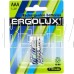 ERGOLUX (12446) AAA-1100MAH NI-MH BL-2 (NHAAA1100BL2, аккумулятор,1.2В)