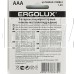 ERGOLUX (12446) AAA-1100MAH NI-MH BL-2 (NHAAA1100BL2, аккумулятор,1.2В)