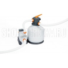 BESTWAY Фильтр-насос для бассейнов песочный, 220-240V, 11355 л/час, 58486