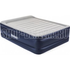 BESTWAY Кровать надувная Queen, 203 x 152 x 61 см, со встроенным электронасосом, 67690