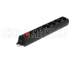SVEN OPTIMA 5.0 м (6 розеток с защитными шторками, черный, цветная коробка)