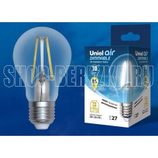 UNIEL (UL-00005182) LED-A60-10W/4000K/E27/CL/DIM GLA01TR