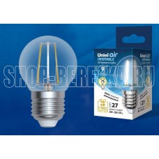 UNIEL (UL-00005194) LED-G45-9W/4000K/E27/CL/DIM GLA01TR