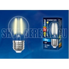 UNIEL (UL-00005907) LED-G45-13W/3000K/E27/CL PLS02WH