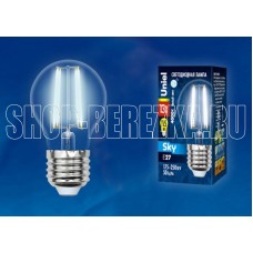 UNIEL (UL-00005908) LED-G45-13W/4000K/E27/CL PLS02WH