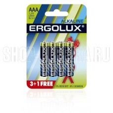 ERGOLUX (12865) Alkaline LR03 BL 3+1(FREE)