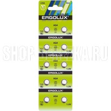 ERGOLUX (14315) AG 4 BL-10 (AG4-BP10, LR66 /LR626 /177 /377 батарейка для часов)