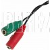 DEFENDER (63012) HEADSET JACK 2*3.5JACK-3.5 4PIN JACK 0,15м