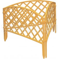 PALISAD Забор декоративный Сетка , 24 х 320 см, желтый 65001