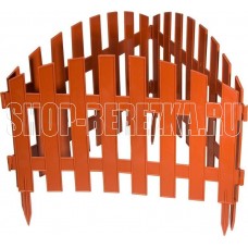 PALISAD Забор декоративный Винтаж , 28 х 300 см, терракот 65015