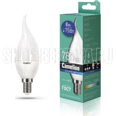 CAMELION (14403) LED8-CW35/865/E14/8Вт