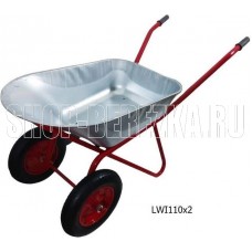 LWI Тачка двухколесная строительная 110л