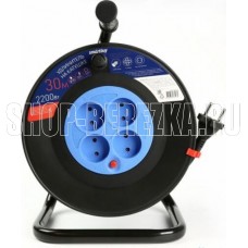 SMARTBUY (SBE-10-4-30-N) 4 гнз - 30м, на катушке, б/з