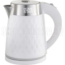HOMESTAR HS-1021 (1,7 л) белый, двойной корпус