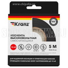 KRANZ (KR-09-2510) 0.76Х25 ММ, 5 М, ЧЕРНАЯ