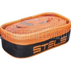 STELS Трос буксировочный 2,5 тонны, 2 крюка, сумка на молнии, Россия 54377