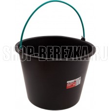 MATRIX Ведро строительное пластмассовое 16 л, ударопрочное, обрезиненная ручка 81463