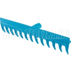 PALISAD Грабли пластиковые, 430 мм, 13 прямых зубьев, усиленные, без черенка, LUXE 61738