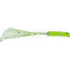 PALISAD Грабли веерные 9-зубые, 130х415 мм, стальные, пластиковая рукоятка, FLOWER GREEN 620425