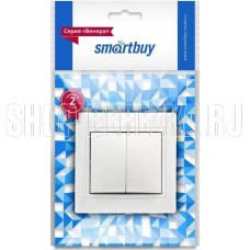SMARTBUY (SBE-01w-10-SW2-0-c) Венера, 2-клавишный,белый