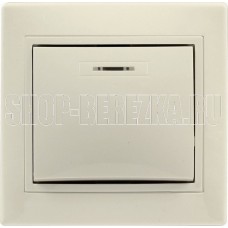 SMARTBUY (SBE-01i-10-SW1-1-c) Венера, 1-клавишный, бежевый
