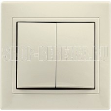 SMARTBUY (SBE-01i-10-SW2-1-c) Венера, 2-клавишный, бежевый