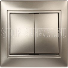 SMARTBUY (SBE-01c-10-SW2-0-c) Венера, 2-клавишный,шампань