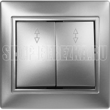 SMARTBUY (SBE-01s-10-SW22-0) Венера, 2-клавишный,серебрро