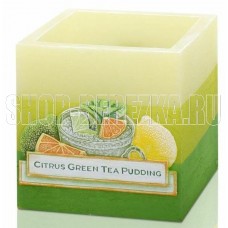 BARTEK Зеленый чай пудинг лампион квадрат 110*105 (GREEN TEA PUDDING)