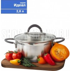 TIMA ИДЕАЛ 2,8л, с 2-мя носиками, с крышкой, с силикон. ручками ID-2028