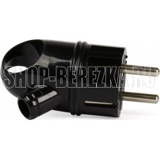SMARTBUY (SBE-16-P03-b) Вилка с кольцом с заземлением черная 16А 250В