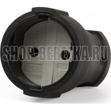 SMARTBUY (SBE-10-S02-b) Штепсельное гнездо без заземления черное 10А 250В