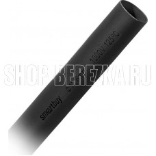 SMARTBUY (SBE-HST-12-b) термоусаживаемая трубка 12/6, черная, 1 метр