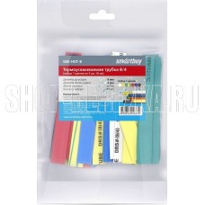 SMARTBUY (SBE-HST-8) термоусаживаемая трубка 8/4 набор (набор 7 цветов по 3 шт, 10 см)