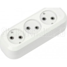 SMARTBUY (SBE-10-4-00-N) колодка 3 гнз. 10а/2,2квт, б/з