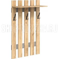 БИТЕЛ ПРИХОЖАЯ МИНИ ВЕШАЛКА МЛ-3 (ДУБ ЗОЛОТОЙ КРАФТ/БЕТОН)