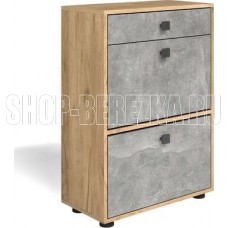 БИТЕЛ ПРИХОЖАЯ МИНИ ОБУВНИЦА МЛ-7 (ДУБ ЗОЛОТОЙ КРАФТ/БЕТОН)