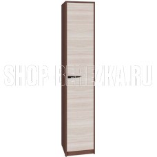 МЕБЕЛЬ-КОМПЛЕКС ОПТИМА Шкаф одностворчатый исп.2 Шимо темный/Шимо светлый