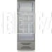 БИРЮСА M310 310л металик витрина
