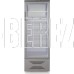 БИРЮСА M310 310л металик витрина